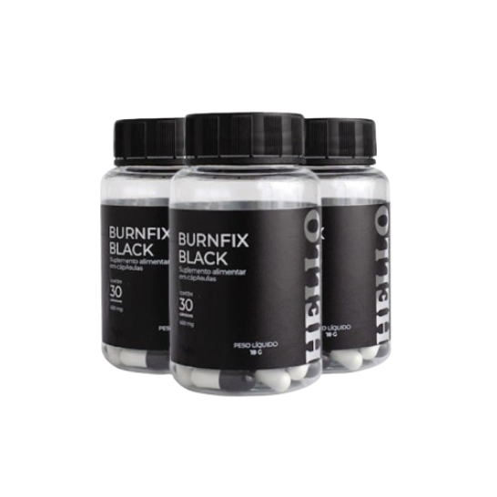 Combo 3 Potes BurnFix Black